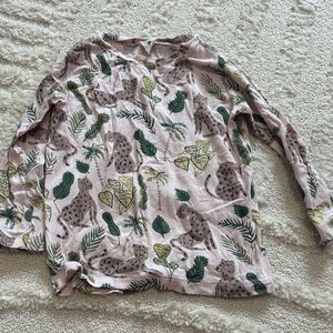 Kate Quinn Bamboo Kids Jungle Print Long Sleeve Shirt